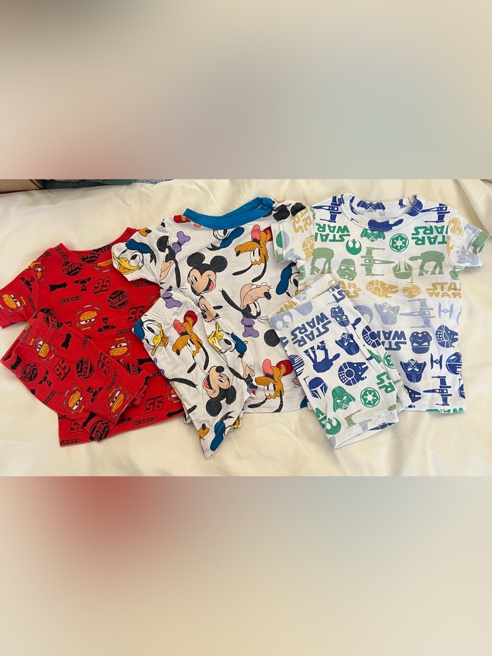 Disney Character Print 24m Baby Pajama Bundle